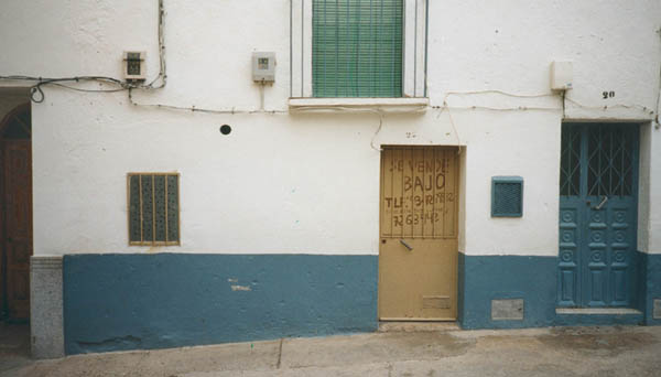 Calle Muralla, agosto 1990